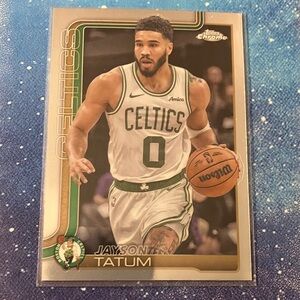 Jayson Tatum Celtics Topps Chrome Basketball Card NBA CELTICS